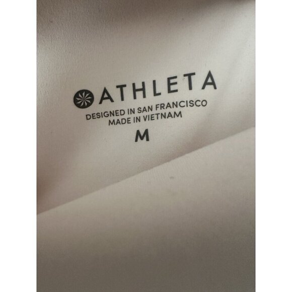 Athleta Meshblock Pocket Pura Tight in White | Size Medium *READ* - Picture 3 of 5